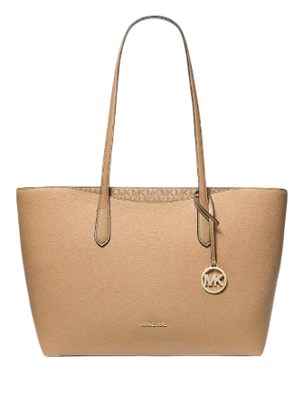 Michael Michael Kors Arden Large Pebbled Leather Tote Bag Camel