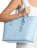 Michael Michael Kors Arden Large Pebbled Leather Tote Bag Pale Ocean