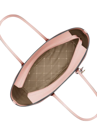 Michael Michael Kors Arden Large Pebbled Leather Tote Bag Powder Blush