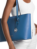 Michael Michael Kors Arden Large Top-Zip Tote Bag Galaxy Blue