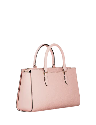 Michael Michael Kors Arden Medium Leather Top-Zip Satchel Powder Blush