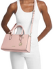 Michael Michael Kors Arden Medium Leather Top-Zip Satchel Powder Blush