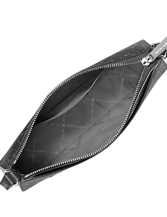 Michael Michael Kors Arden Medium Printed Signature Logo Crossbody Bag Black