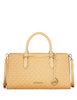 Michael Michael Kors Arden Medium Signature Logo Top-Zip Satchel Honeywheat