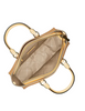 Michael Michael Kors Arden Medium Signature Logo Top-Zip Satchel Honeywheat