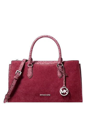 Michael Michael Kors Arden Medium Signature Logo Top-Zip Satchel