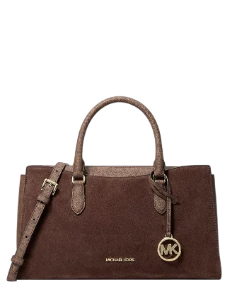 Michael Michael Kors Arden Medium Signature Logo Top-Zip Satchel