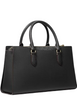 Michael Michael Kors Arden Medium Top-Zip Satchel Black