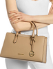 Michael Michael Kors Arden Medium Top-Zip Satchel Camel