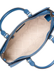 Michael Michael Kors Arden Medium Top-Zip Satchel Galaxy Blue