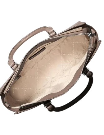 Michael Michael Kors Arden Medium Top-Zip Satchel Mushroom