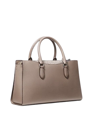Michael Michael Kors Arden Medium Top-Zip Satchel Mushroom