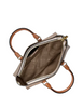 Michael Michael Kors Arden Small Color-Block Signature Logo Messenger Bag Camel