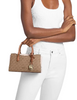 Michael Michael Kors Arden Small Color-Block Signature Logo Messenger Bag Camel