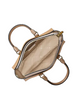 Michael Michael Kors Arden Small Color-Block Signature Logo Messenger Bag  Honeywheat 
