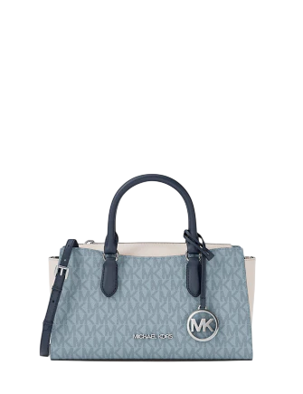 Michael Michael Kors Arden Small Color-Block Signature Logo Messenger Bag