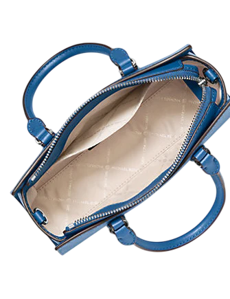 Michael Michael Kors Arden Small Signature Logo Messenger Bag Galaxy Blue