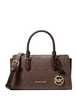 Michael Michael Kors Arden Small Signature Logo Messenger Bag Nutmeg