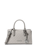 Michael Michael Kors Arden Small Signature Logo Messenger Bag Pearl Grey