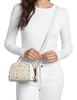 Michael Michael Kors Ashton Extra-Small Floral Printed Camera Crossbody Bag Light Cream