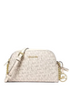 Michael Michael Kors Ashton Extra-Small Signature Logo Camera Crossbody Bag Light Cream