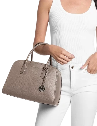 Michael Michael Kors Ashton Medium Satchel Mushroom