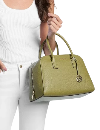 Michael Michael Kors Ashton Medium Satchel Oregano