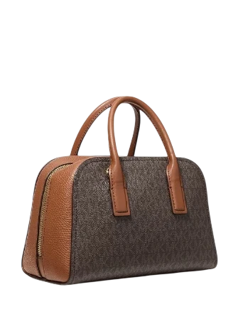 Michael Michael Kors Ashton Small Signature Logo Messenger Bag Brown