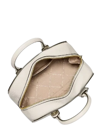 Michael Michael Kors Ashton Small Signature Logo Messenger Bag Light Cream