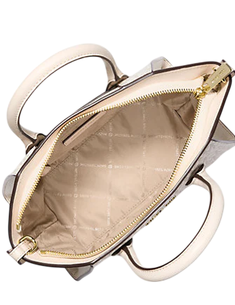 Michael Michael Kors Avril Small Logo and Leather Satchel Michael Michael Kors Avril Small Logo and Leather Satchel