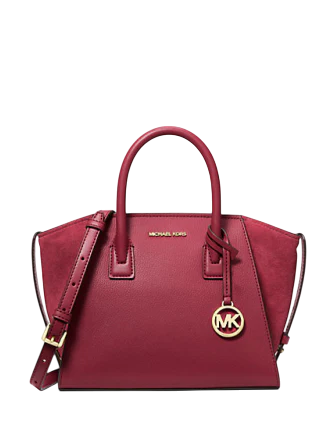 Michael Michael Kors Avril Small Pebbled Leather Satchel