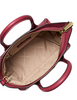 Michael Michael Kors Avril Small Pebbled Leather Satchel Cherry