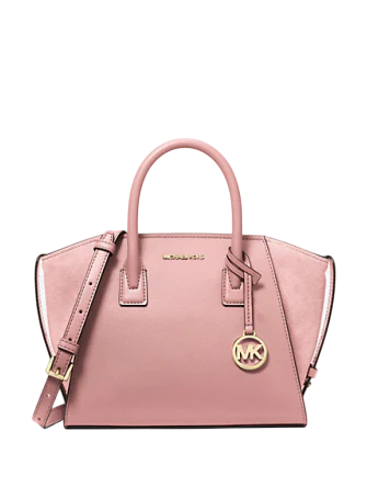Michael Michael Kors Avril Small Pebbled Leather Satchel