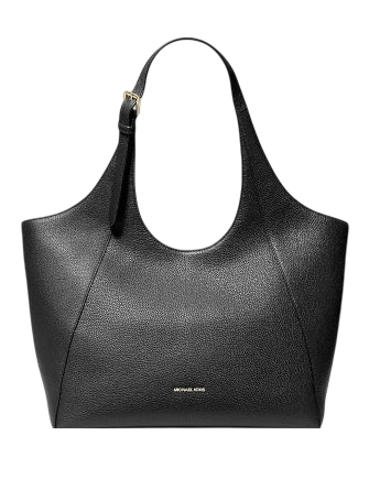 Michael Michael Kors Bernie Large Pebbled Leather Tote Bag Black