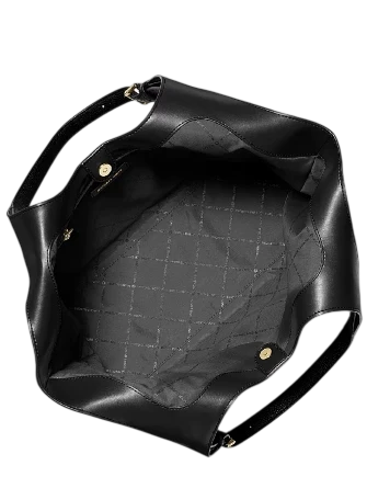 Michael Michael Kors Bernie Large Pebbled Leather Tote Bag Black