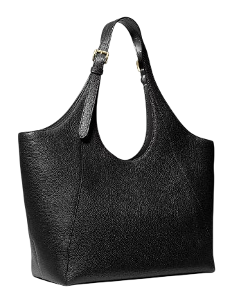 Michael Michael Kors Bernie Large Pebbled Leather Tote Bag Black