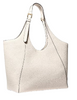 Michael Michael Kors Bernie Large Pebbled Leather Tote Bag Light Cream