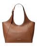 Michael Michael Kors Bernie Large Pebbled Leather Tote Bag Luggage