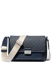 Michael Michael Kors Bradshaw Medium Signature Logo Messenger Bag Admiral