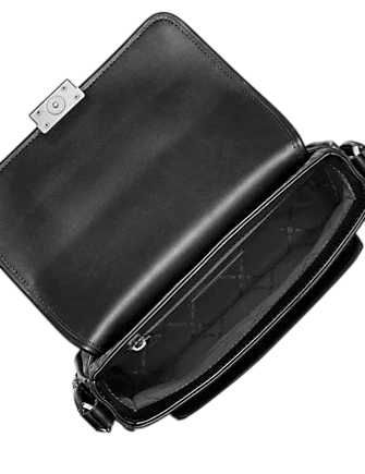 Michael Michael Kors Bradshaw Medium Signature Logo Messenger Bag Black