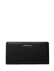 Michael Michael Kors Bryant Large Pebbled Leather Snap-Front Wallet Black