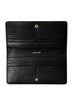 Michael Michael Kors Bryant Large Pebbled Leather Snap-Front Wallet Black