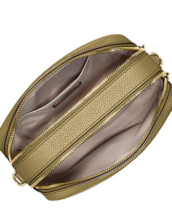 Michael Michael Kors Bryant Medium Double Zip Chain Camera Crossbody Pistachio