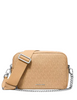 Michael Michael Kors Bryant Medium Signature Logo Camera Crossbody Bag Peanut