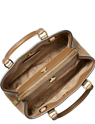 Michael Michael Kors Camille Small Signature Logo Satchel Husk