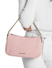Michael Michael Kors Carmela Medium Pebbled Leather Convertible Crossbody Bag Powder Blush