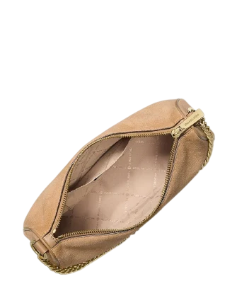 Michael Michael Kors Carmela Medium Suede Convertible Crossbody Bag Camel