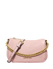 Michael Michael Kors Carmela Small Pebbled Leather Convertible Crossbody Bag Powder Blush