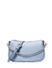 Michael Michael Kors Carmela Small Pebbled Leather Crossbody Bag Pale Ocean