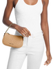 Michael Michael Kors Carmela Small Signature Logo Convertible Crossbody Bag Camel
